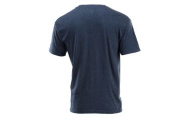 Image of HUK Performance Fishing Performance Fishing Tops, Short Sleeve - Mens, Navy Heather, Large, H1000176-415-L