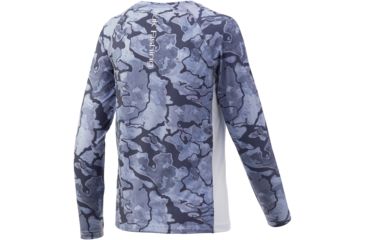 Image of HUK Performance Fishing Pursuit Camo Vented Long Sleeve Tee - Youth, Erie, Medium, H7120017-037-YM