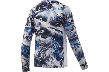 Image of HUK Performance Fishing Pursuit Camo Vented Long Sleeve Tee - Youth, Mossy Oak Hydro Glacier, Medium, H7120017-098-YM