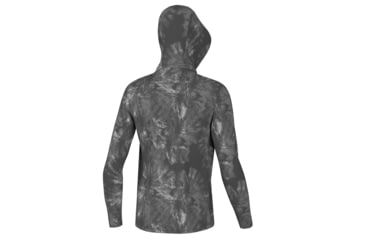 Image of HUK Performance Fishing Pursuit Hoodie Fish Line - Youth, Volcanic Ash, YS, H7120104-013-YS