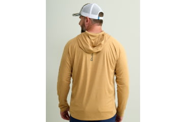 Image of HUK Performance Fishing Pursuit Hoodie Heather - Mens, Sand Piper Hthr, 2XL, H1200486-219-XXL