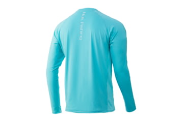 Image of HUK Performance Fishing Pursuit Vented Long Sleeve - Mens, Blue Radiance, Medium, H1200150-444-M