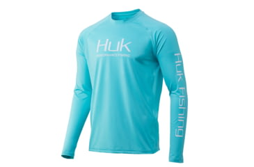 Image of HUK Performance Fishing Pursuit Vented Long Sleeve - Mens, Blue Radiance, 2XL, H1200150-444-XXL