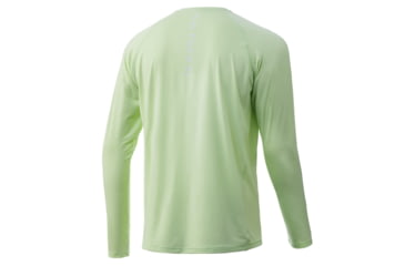 Image of HUK Performance Fishing Pursuit Vented Long Sleeve - Mens, Key Lime, Large, H1200150-336-L