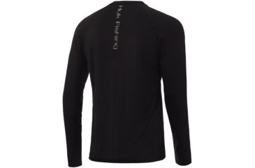 Image of HUK Performance Fishing Pursuit Vented Long Sleeve Tee - Mens, Black, Medium, H1200150-001-M