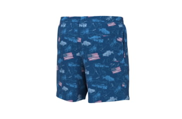 Image of HUK Performance Fishing Pursuit Volley Fish And Flags - Mens, Set Sail, 2XL, H2000167-489-XXL