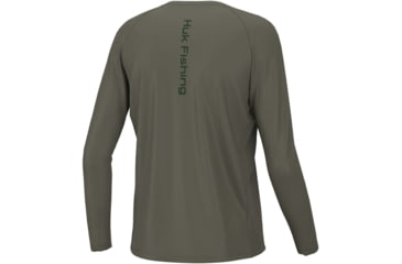 Image of HUK Performance Fishing Reflection Pursuit Long-Sleeve Shirt - Kids, Extra Large, Moss, H7120074-316-YXL