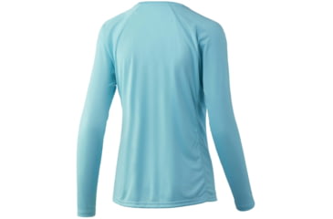 Image of HUK Performance Fishing Reflection Pursuit Long-Sleeve Shirt - Womens, Large, Blue Radiance, H6120114-444-L