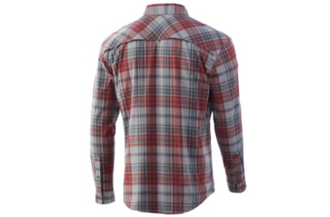Image of HUK Performance Fishing Rutledge Flannel - Men's, Medium, Volcanic Ash, H1500136-013-M