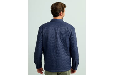 Image of HUK Performance Fishing Scale Shacket -Mens, Naval Academy, Small, H4000152-413-S