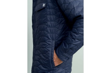 Image of HUK Performance Fishing Scale Shacket -Mens, Naval Academy, Small, H4000152-413-S