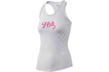 Image of HUK Performance Fishing Script Pursuit Racer Tank - Womens, Glacier, Small, H6120029-051-S