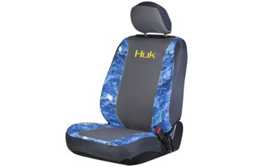Image of HUK Performance Fishing Seat Cover Low Back, Royal Blue/Yellow, C000112140399