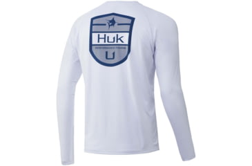 Image of HUK Performance Fishing Shield Pursuit - Mens, White, Medium, H1200310-100-M