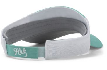 Image of HUK Performance Fishing Split Shot Visor Cap - Womens, Bright Teal, One Size, H6300013-442-1