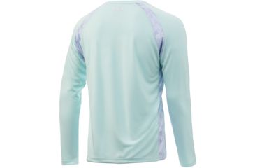 Image of HUK Performance Fishing Strike Solid Long Sleeve Tee - Mens, Seafoam, Small, H1200197-350-S
