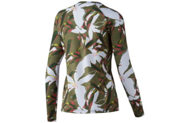 Image of HUK Performance Fishing Tall Leaves Pursuit Long-Sleeve Shirt - Women's, Medium, Moss, H6120111-316-M