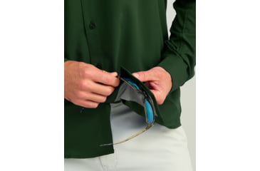 Image of HUK Performance Fishing Tide Point Long Sleeve Shirt - Mens, Cypress Landing, 2XL, H1500172-377-XXL