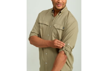 Image of HUK Performance Fishing Tide Point Long Sleeve Shirt - Mens, Overland Trek, Large, H1500172-319-L