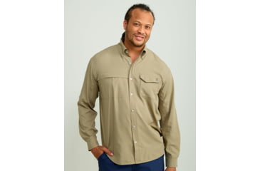 Image of HUK Performance Fishing Tide Point Long Sleeve Shirt - Mens, Overland Trek, Large, H1500172-319-L