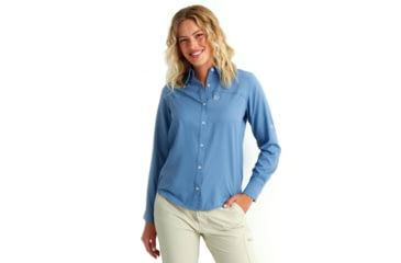 Image of HUK Performance Fishing Tide Point Shirt - Womens, Quiet Harbor, Small, H6150006-445-S