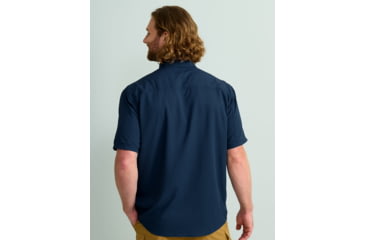 Image of HUK Performance Fishing Tide Point Short Sleeve Shirt - Mens, Naval Academy, Medium, H1500171-413-M
