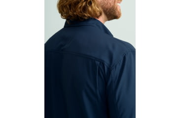 Image of HUK Performance Fishing Tide Point Short Sleeve Shirt - Mens, Naval Academy, Medium, H1500171-413-M