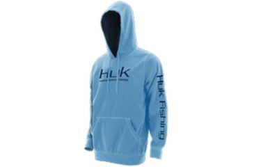 Image of HUK Performance Fishing Tidewater Hoodie, Pullover - Mens, Carolina Blue, Large, H1300022-420-L