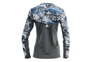 Image of HUK Performance Fishing W Camo Icon LS Tops, Long Sleeve - Womens, Glacier, Large, H6120021-095-L