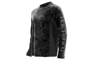 Image of HUK Performance Fishing W Camo Icon LS Tops, Long Sleeve - Womens, Night Vision, Medium, H6120021-075-M