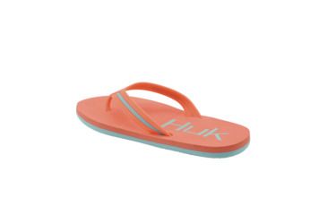 Image of HUK Performance Fishing W Flipster Sandals, Flip Flops - Womens, Camelia/Pool, 9, H8633100-840-9