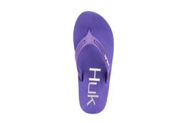 Image of HUK Performance Fishing W Flipster Sandals, Flip Flops - Womens, Lavendar Khaki, 7, H8633100-511-7