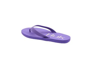 Image of HUK Performance Fishing W Flipster Sandals, Flip Flops - Womens, Lavendar Khaki, 7, H8633100-511-7