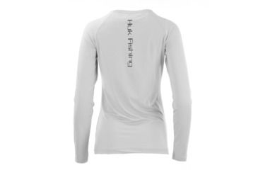 Image of HUK Performance Fishing W Pursuit Vented LS Tops, Long Sleeve - Womens, White, Extra Small, H6120022-100-XS