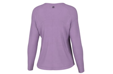 Image of HUK Performance Fishing Waypoint Flow Crew Shirt - Womens, Sheer Lilac, XS, H6120127-536-XS