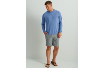 Image of HUK Performance Fishing Waypoint Hoodie - Mens, Quiet Harbor, M, H1200528-445-M