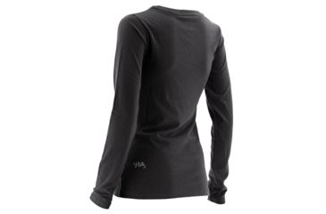 Image of HUK Performance Fishing Womens Logo Long Sleeve Shirt, Black, Medium, H6100011-001-M