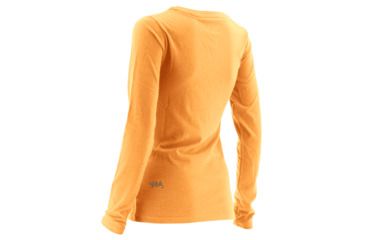 Image of HUK Performance Fishing Womens Logo Long Sleeve Shirt, Light Orange, Extra Small, H6100011-830-XS