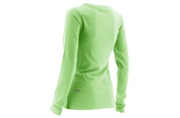 Image of HUK Performance Fishing Womens Logo Long Sleeve Shirt, Lime Aid, Extra Small, H6100011-330-XS