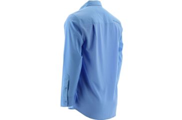 Image of HUK Phenom Long Sleeve Woven Shirt, Carolina Blue, XXXL H1500005CBLXXXL