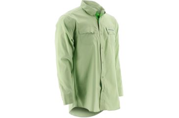 Image of HUK Phenom Long Sleeve Woven Shirt, Key Lime, XXXL H1500005KLMXXXL