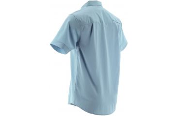 Image of HUK Phenom Short Sleeve Woven Shirt, Ice Blue, Large H1500002IBLL