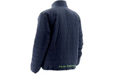 Image of HUK Puffer Jacket, Medium, Navy, Medium H4000011NVYM
