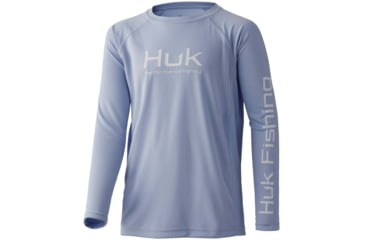 Image of HUK Performance Fishing Pursuit L/S Shirt - Kids, Coastal Sky, YXL, H7120064-427-YXL