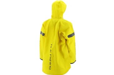 Image of HUK PVC Foul Weather Jacket, Small, Blaze Yellow, Small H4000001BYWS