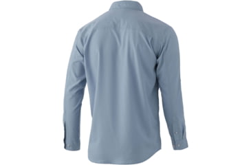 Image of HUK Performance Fishing Tide Point L/S Shirt - Mens, Blue Fog, XL, H1500118-473-XL