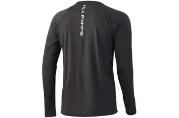 Image of HUK Performance Fishing Vented Pursuit L/S Shirt - Men's, Volcanic Ash, S, H1200396-013-S
