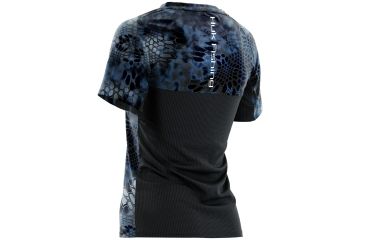 Image of HUK Womens Kryptek Short Sleeve Icon Shirt, Kryptek Neptune H1200077NEPXS