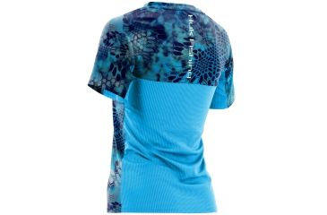 Image of HUK Womens Kryptek Short Sleeve Icon Shirt, Kryptek Pontus H1200077PONXL