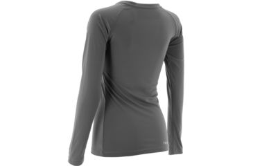 Image of HUK Womens LoPro Performance Long Sleeve, Cool Charcoal Grey H1200061CGYXS